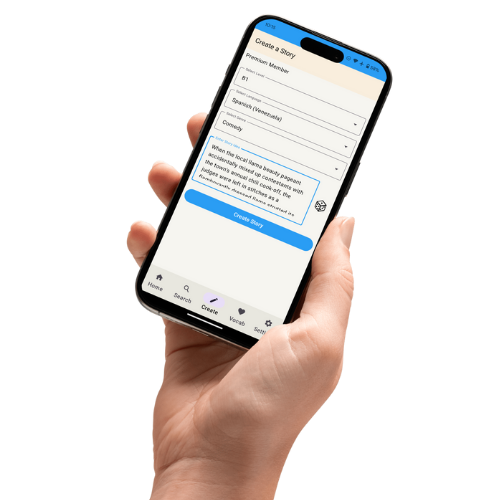 StoryTime Language app preview